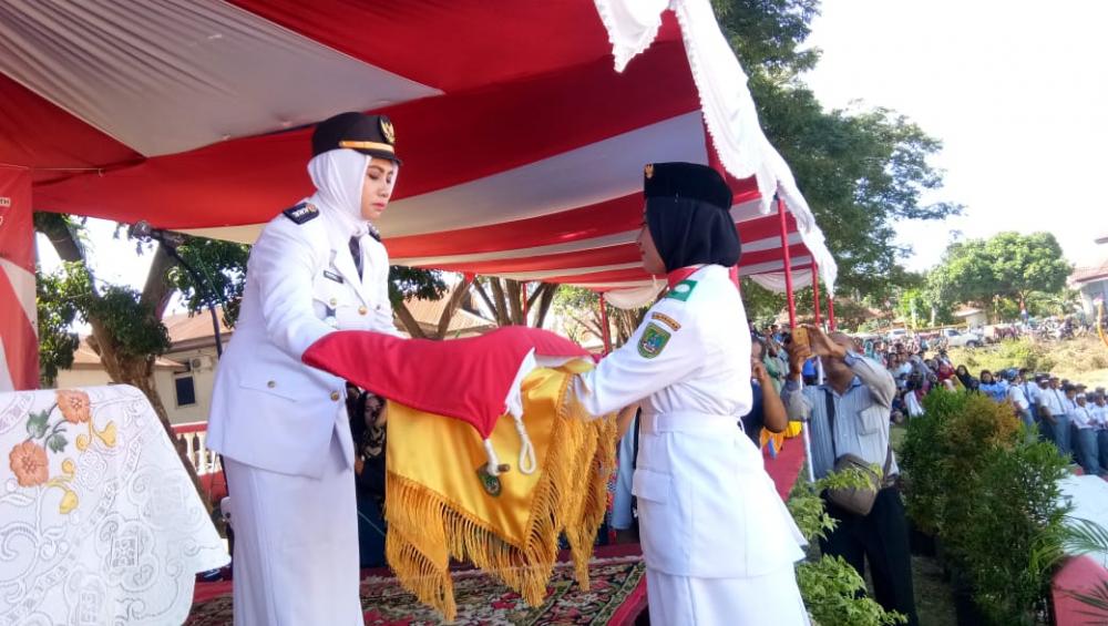 Peringatan Detik-detik Proklamasi di Kecamatan Bagan Sinembah Berlangsung Khidmat 