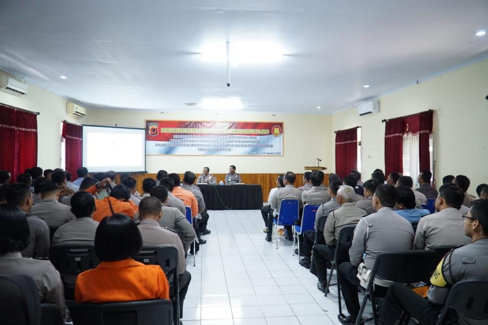 Kegiatan Sosialisasi Hukum Subbag Hukum Polres Banjar T.A 2019