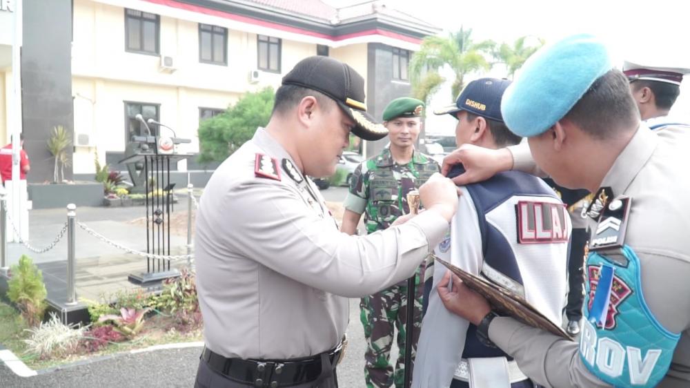 Kapolres Banjar Pimpin apel gelar pasukan Operasi Patuh Lodaya 2019