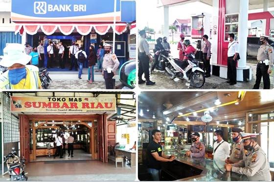 Polsek Pangkalan Kerinci Komit Lakukan Patroli Dialogis Himbauan C3