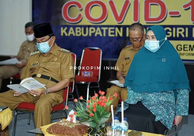 Bupati HM Wardan Vidcon Dengan Mendes PDTT Soal  Kebiasaan Tatanan Baru