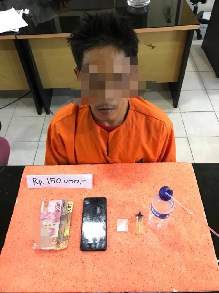 Tim Sat Res Narkoba Polres Inhil Amankan Seorang Pelaku Tindak Pidana Narkotika