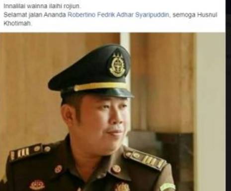 Novel Baswedan Doakan Almarhum Fedrik Adhar Syaripuddin Jaksa Penuntut Umum Kasus Penyiraman Air Keras