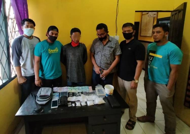 Polsek Bagan Sinembah Kembali Ungkap Tersangka Sabu, Ini Barang Buktinya..