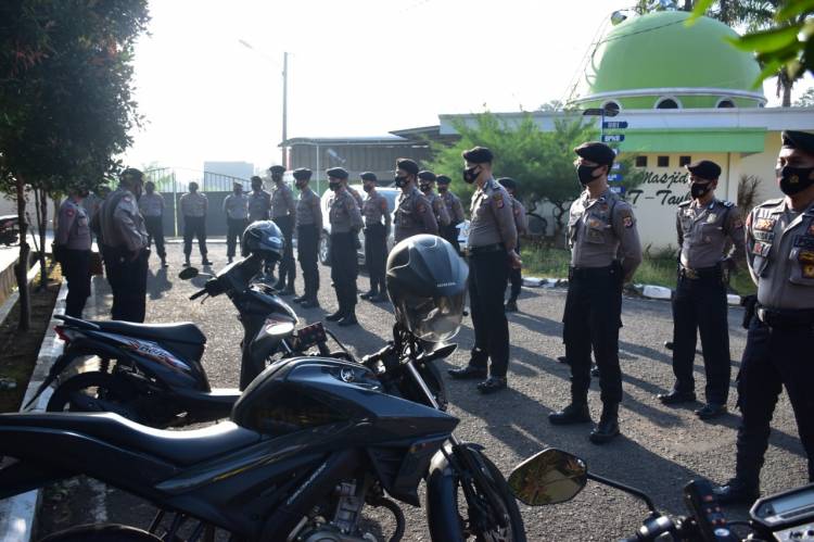 Pelaksanaan Apel Pagi Fungsi dan Senam Rutin AWS3 Personil Polres Banjar
