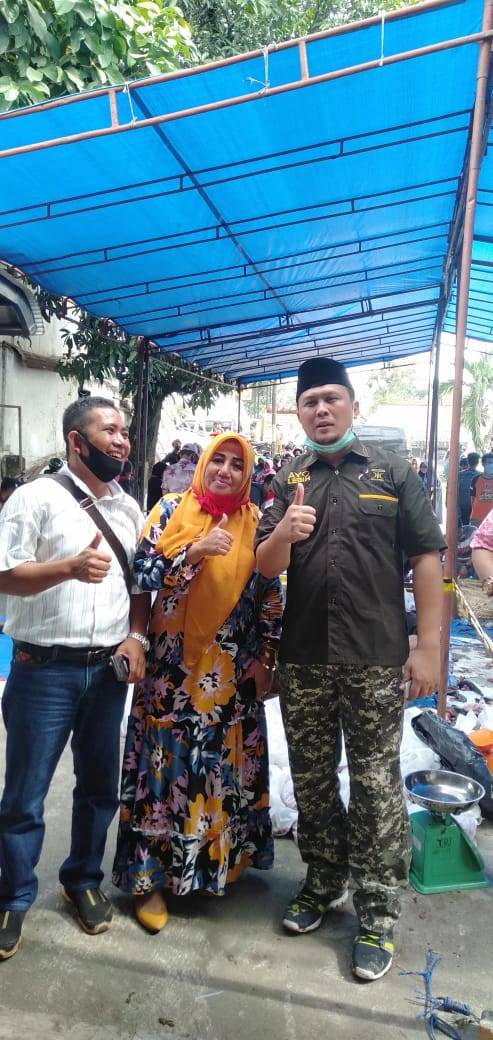 Bacabub Bengkalis H.Abi Bahrun,S.S,MSi Kurban 11 Ekor Sapi Di Desa Balai Makam