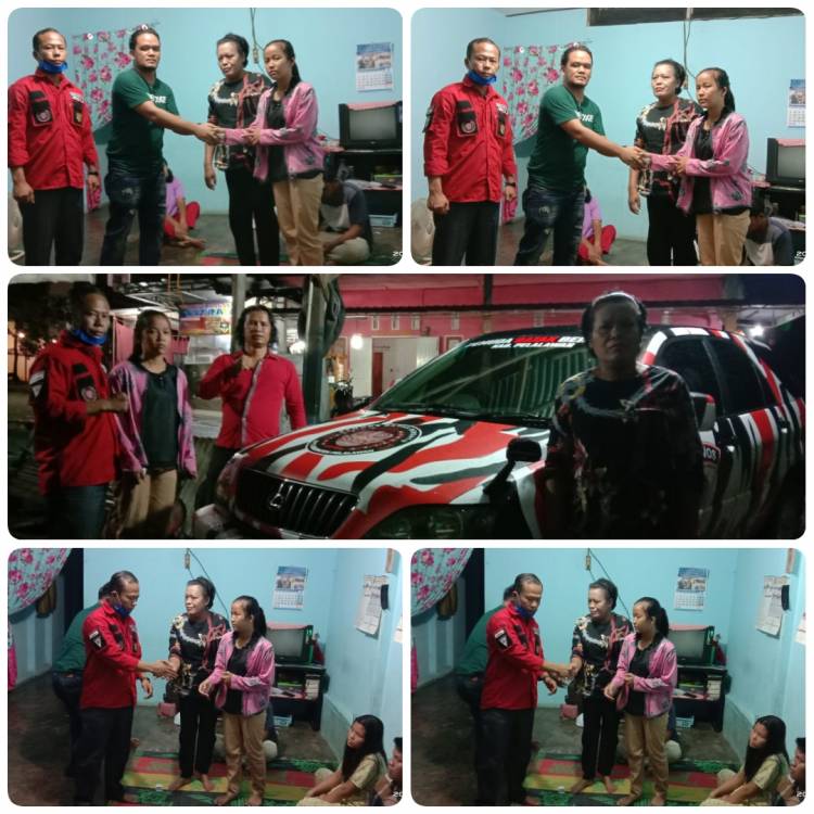PAC PBB Kecamatan Pangkalan Kerinci, Beri Bantuan Kepada Keluarga Almarhum Togap Simangunsong
