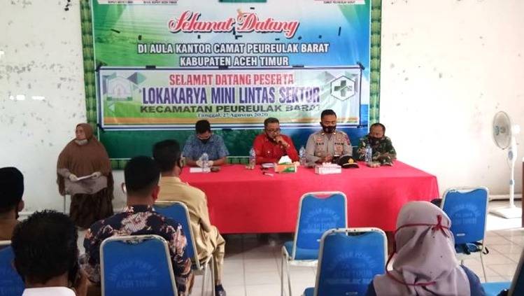 Danramil 15 Peureulak Barat  Siap Bantu  Tangani Persoalan Kesehatan Masyarakat