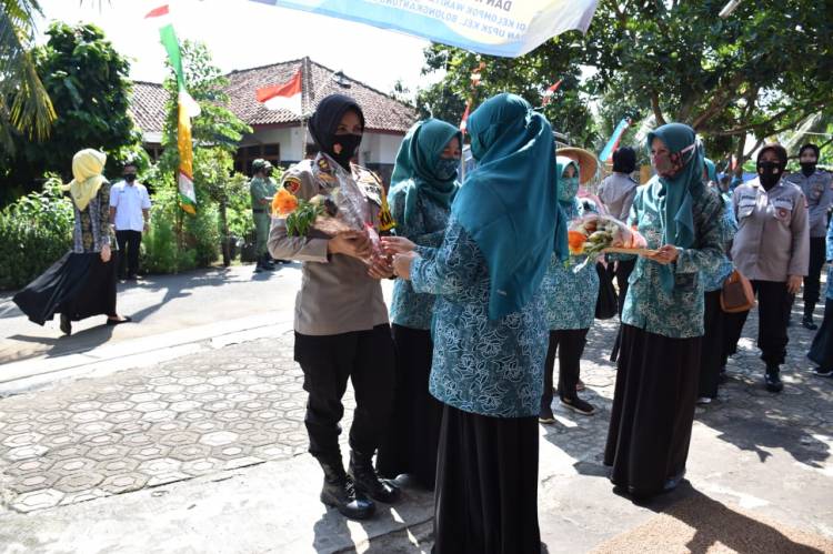 Rutin, Kapolres Banjar Kembali Kunjungi KWT dan UMKM di Wilayah Langensari