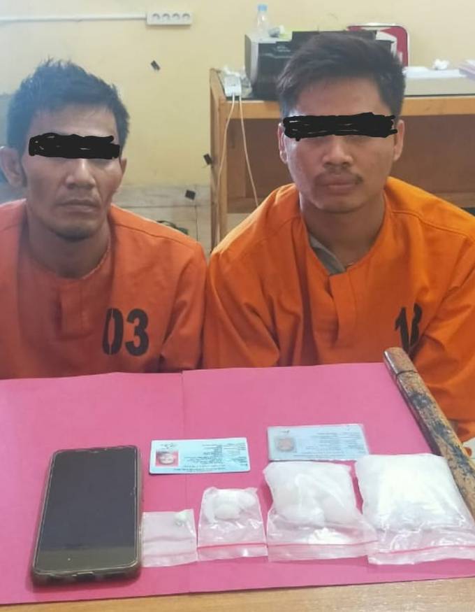 Opsnal ResNarkoba Polres Pelalawan, Ringkus Dua Orang Pengedar di HUT Kemerdekaan Republik Indonesia