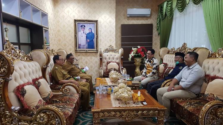 HM Wardan Terima Kunjungan Anggota DPD RI Komite II Riau, Edwin Pratama Putra