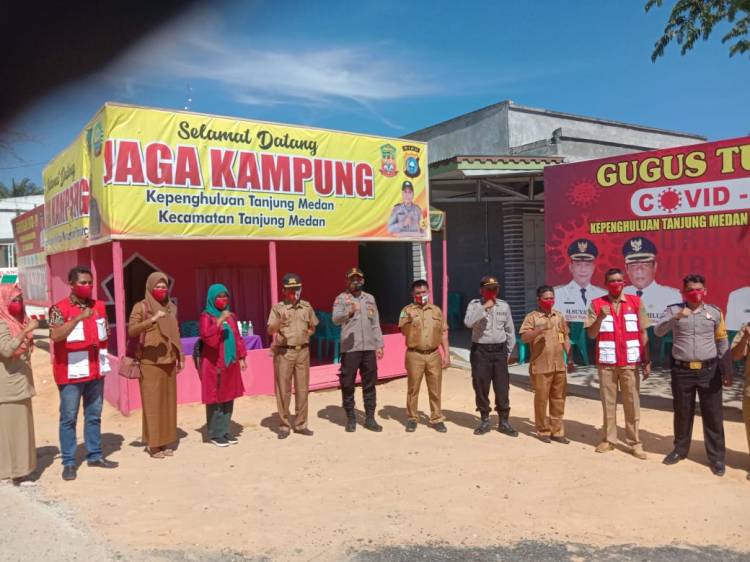 Polsek Pujud Launching Gerakan Jaga Kampung di Kepenghuluan Tanjung Medan, ini Kata Kapolsek..