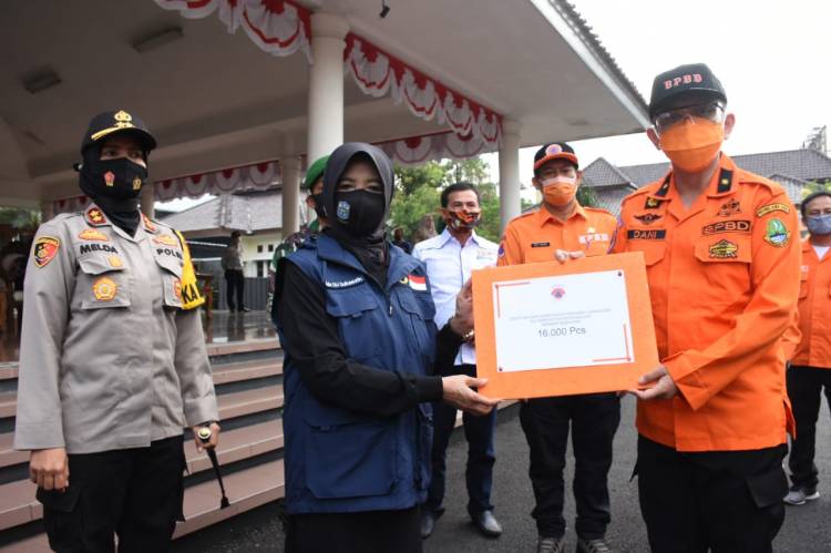 Kapolres Banjar Hadiri Apel Kesiapan Penegakan Disiplin Covid-19