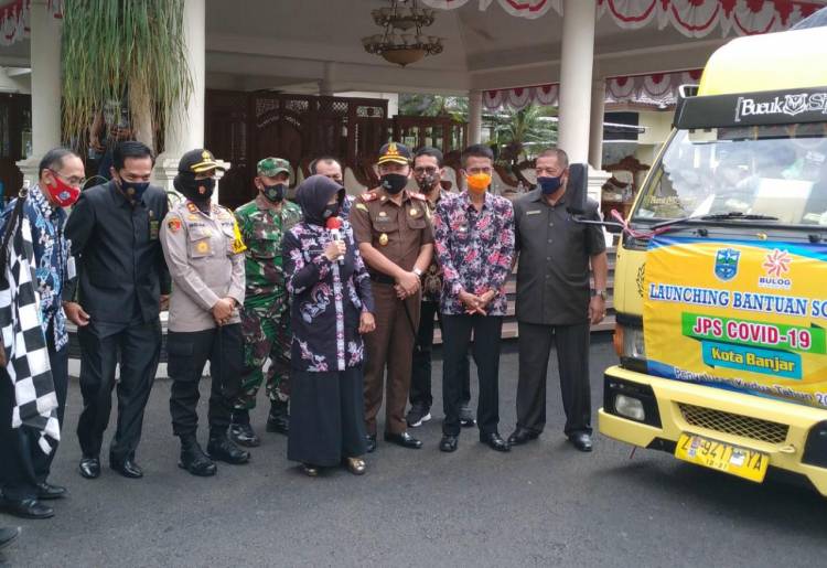 17.408 Keluarga  di Kota  Banjar Menerima Bantuan