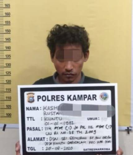 Dua Pengedar Sabu dari Desa Kuntu Berhasil Diringkus ResNarkoba Polres Kampar, 1 DPO 