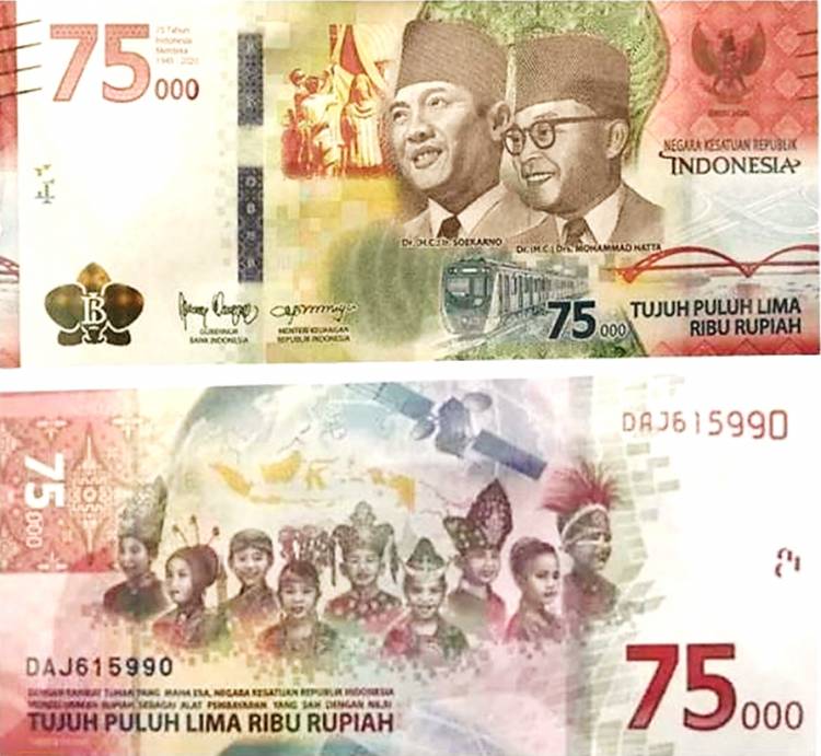 Ini Penjelasan BI soal Uang Baru Edisi 75 Tahun Indonesia Merdeka yang lagi Viral