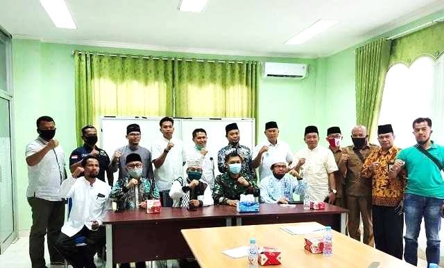 Dandim 0313/KPR Bersilaturahim ke Ketum MUI Kampar 