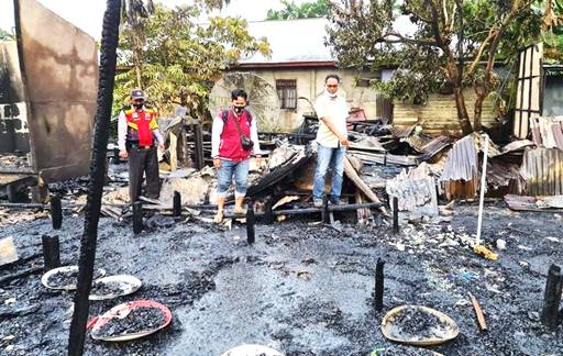 Sekeluarga di Kecamatan GAS Inhil Tewas Dilalap  Api, Terjebak saat Hendak Menyelamatkan Diri