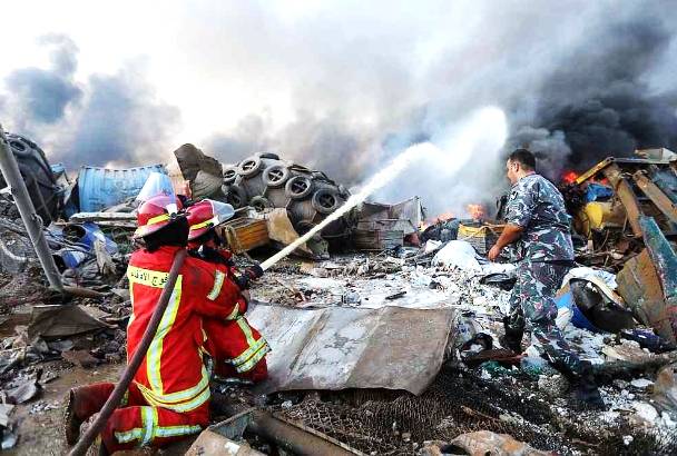 78 Tewas dan Hampir 4000 Terluka Akibat Sebuah Ledakan Dahsyat di Beirut Lebanon