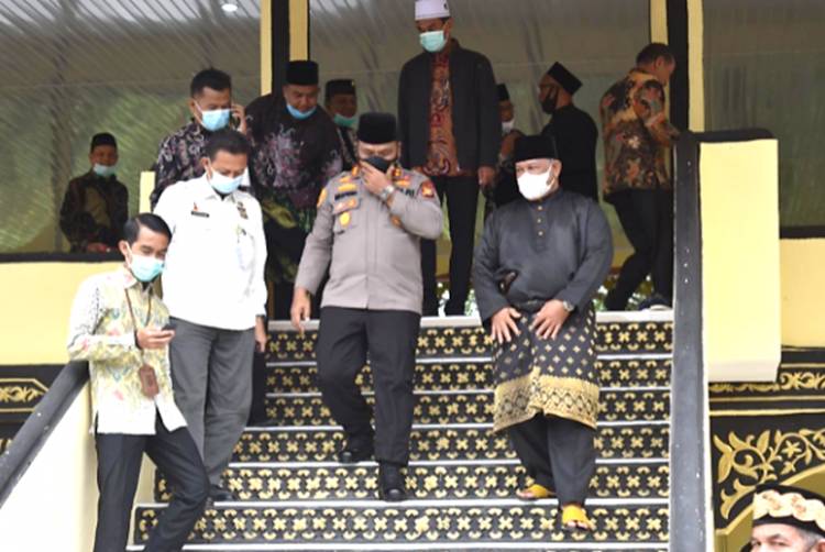 Kapolres Kampar Silaturahim ke Ketua dan Anggota Lembaga Adat Kampar