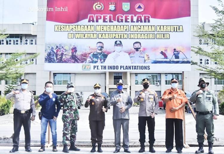 Pimpin Apel Karhutla, Wabup Inhil H. Syamsuddin Uti Ajak Masyarakat Senantiasa Menjaga Alam 