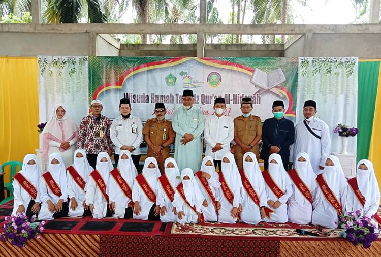 Rumah Tahfidz Al-Hidayah Sungai Gantang Wisuda Santri Angkatan II Tahun 2021, Berharap Cakades Beri Perhatian