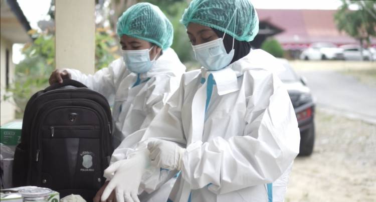 Polres Rohil Siapkan Tempat Isoter Buat Anggota