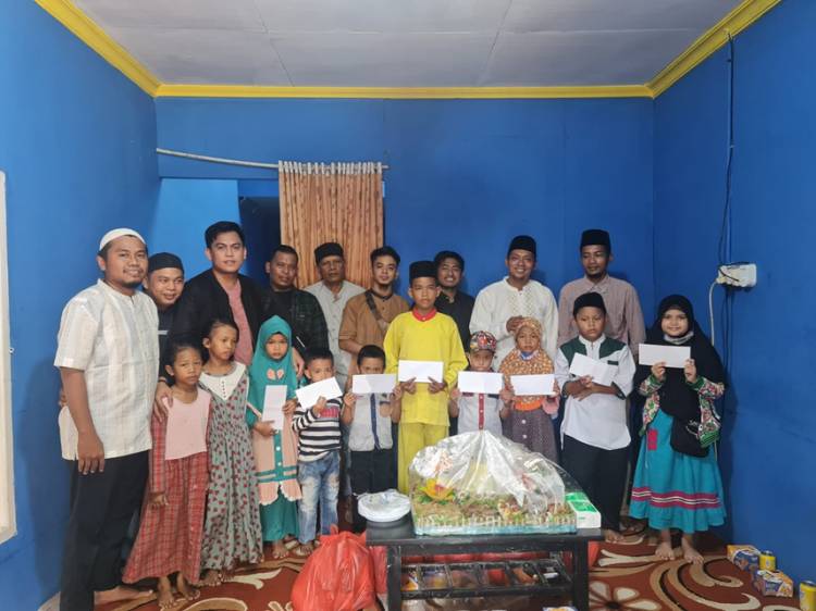 Milad ke -10, IWO Inhil Gelar Doa Bersama dan Santuni Anak Yatim 