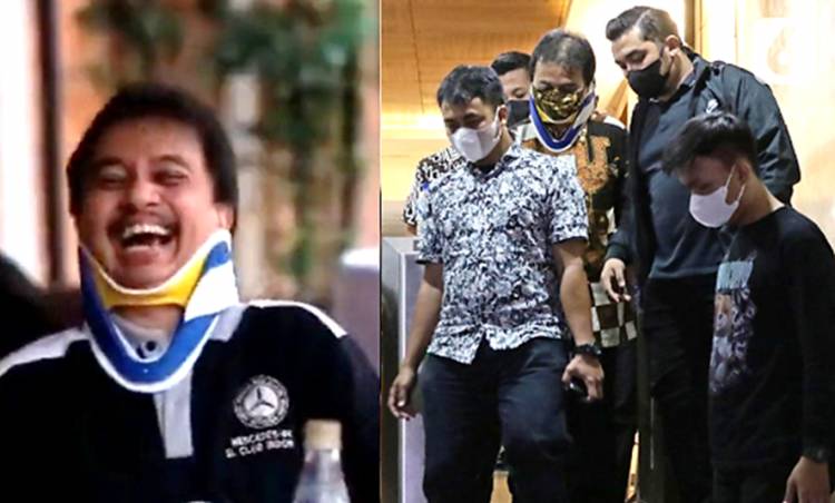 Resmi Ditahan, Roy Suryo Tampak Tegar dan Tersenyum saat Digiring ke Bilik Bui Polda Metro Jaya
