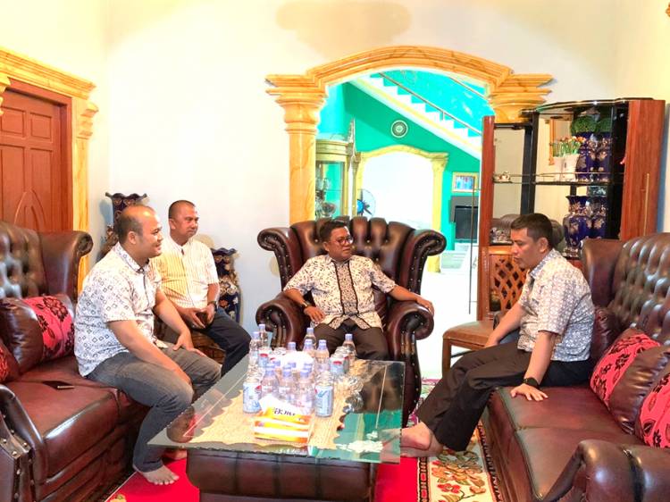 Kapolres Inhil Silaturahim ke Ketua BPD Kerukunan Keluarga Sulawesi Selatan (KKSS) Inhil 