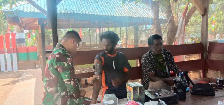 Satgas 726/Tamalatea Gencarkan Patroli Kesehatan