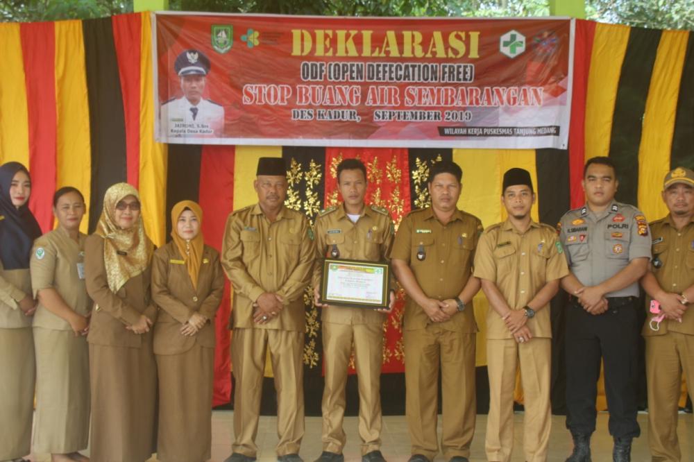 Desa Kadur Deklarasi Stop Buang Air Besar Sembarangan atau Open Defecation Free tahun 2019