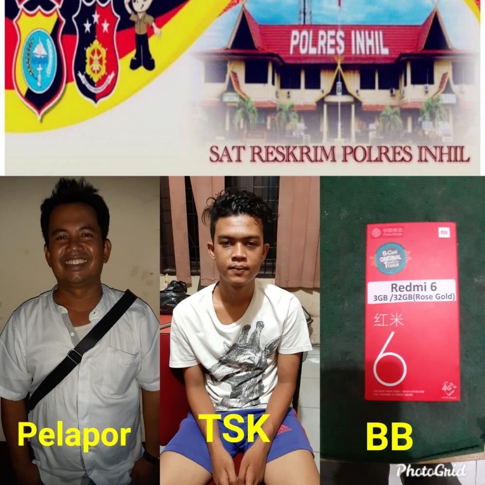 Pencurian Berulang Kali,Pelapor Bawa Pelaku Ke Kantor Polisi,Ini Kronolagisnya