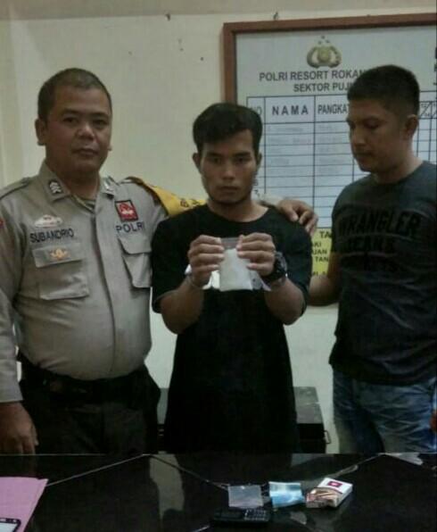 Polsek Pujud Ringkus Warga Mandoge Asahan Sumatera Utara Sang Pengedar Sabu