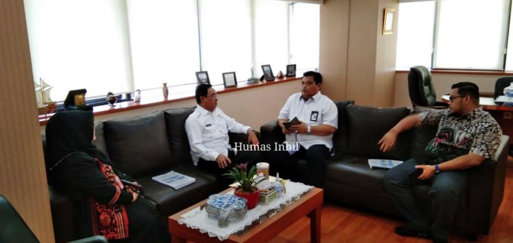 Bupati HM.Wardan Menyampaikan Proposal Pembangunan Pasar  di wilayah Kabupaten Indragiri Hilir ke Kementerian Perdagangan RI 