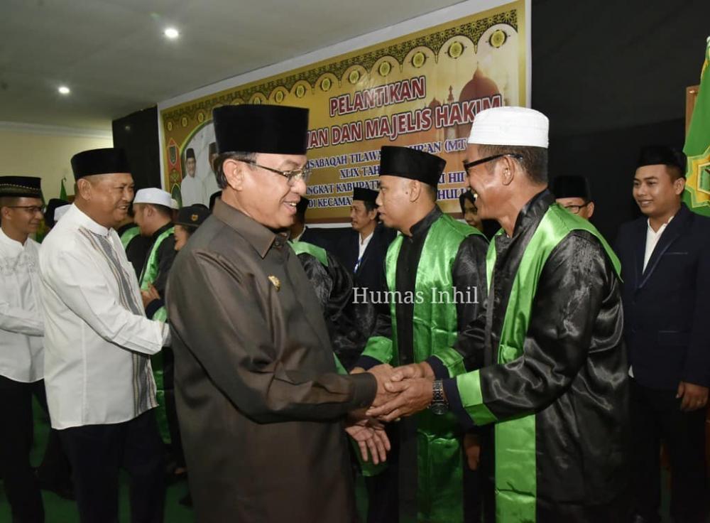 Bupati  Inhil Melantik Dewan Hakim MTQ Ke 49 Tahun 2019  