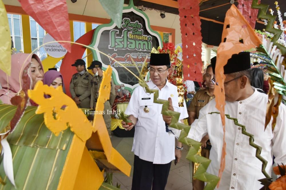 Ribuan Masyarakat Inhil Tumpah Ruah Hadiri Ivent Wisata Religi Gema Muharram 1441 Hijiriah