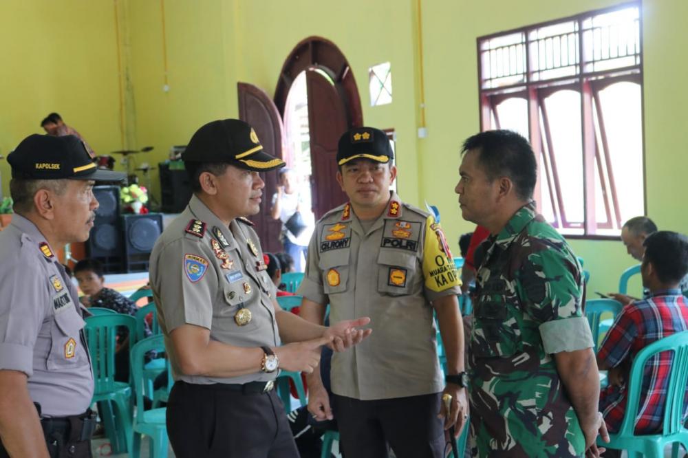 Kapolres Inhil Mengucapkan Terima Kasih Kepada Pdt Sianturi