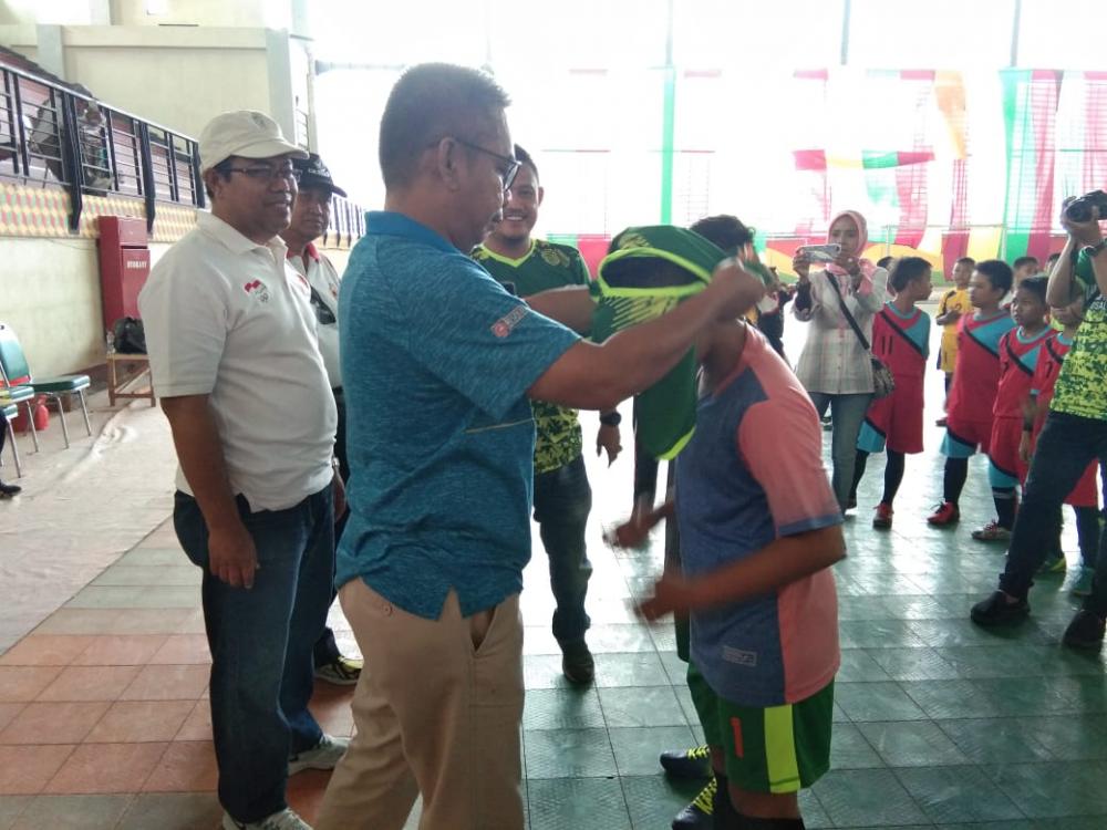 Kadis Parporabud Inhil, Junaidi Ismail, Sangat Mengapresiasi Terobosan Yang Dilakukan Manajemen Indovizka Futsal Academy