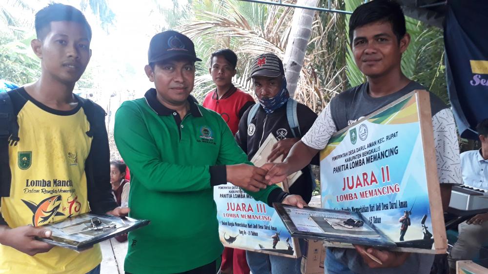 Perlomba Mancing di Desa Darul aman Berlangsung Sukses dan Meriah