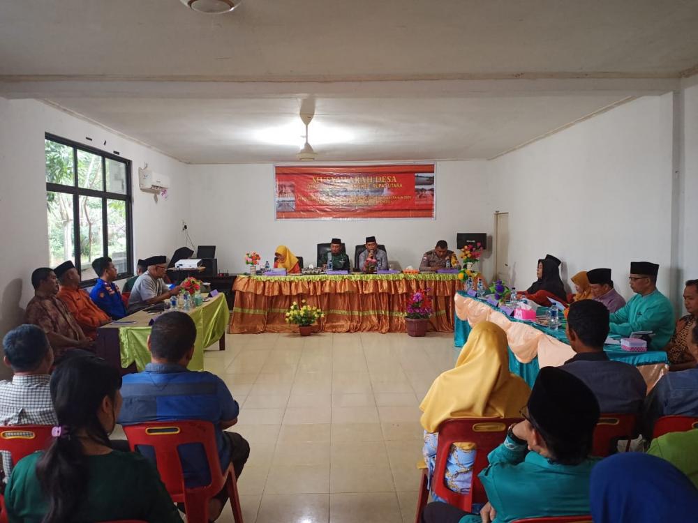 Desa Tanjung Medang Gelar Musrenbang Desa Tahun 2019