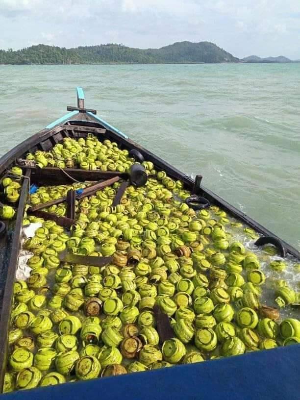 Kapal Motor (KM) Nurbaila yang Mengangkut 7.850 Tabung Gas Subsidi 3 Kilogram, Tenggelam