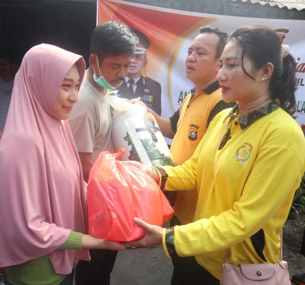Pasca Peristiwa Kebakaran Asrama Polisi, Kapolres Inhil : Saya ingin menangis, tapi saya Kapolres, tidak boleh cengeng