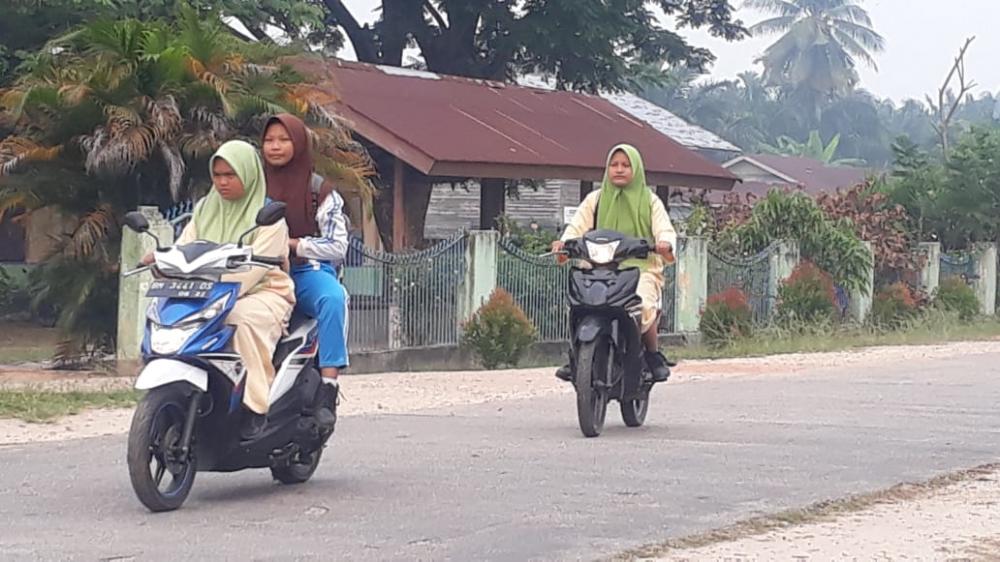 Kabut Asap di Rupat Kategori Berbahaya, Siswa SD Hingga SMA Diliburkan