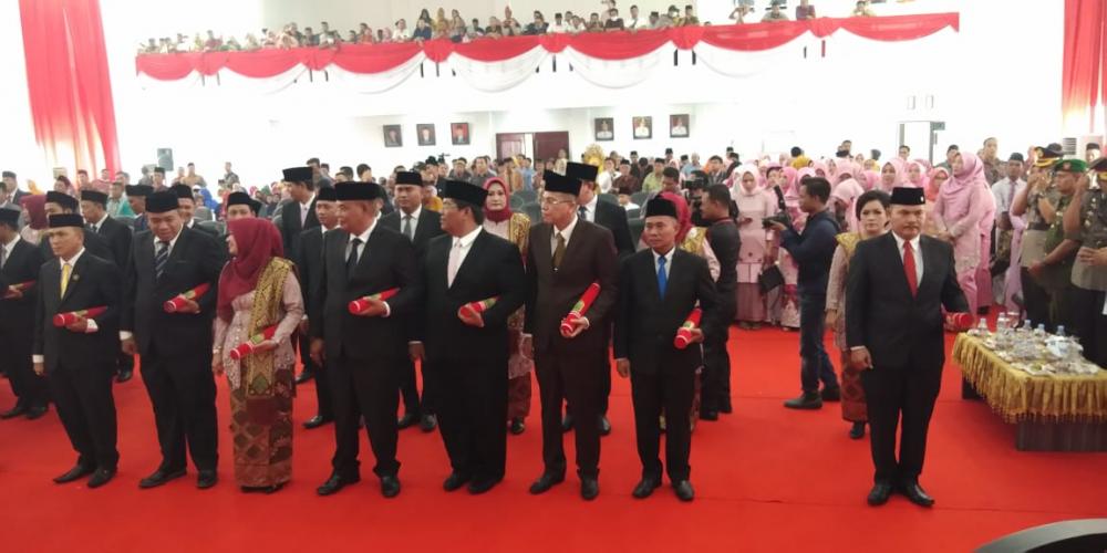 45 Anggota DPRD Kabupaten Rokan Hilir Resmi Dilantik