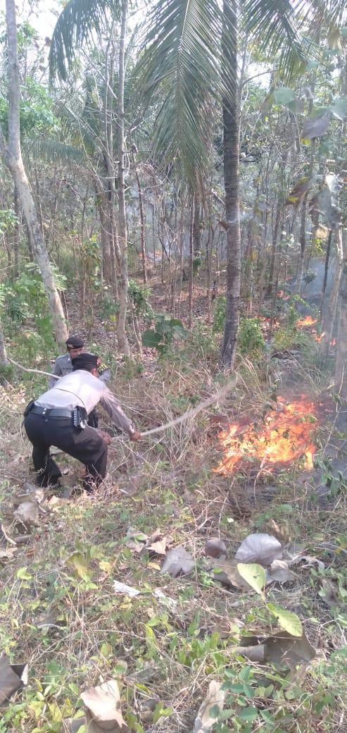 Kebakaran Lahan Di Kecamatan Pataruman Kota Banjar