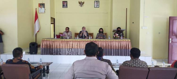 Camat Salo dan Forkopimcam Gelar Sosialisasi Perbup Nomor 44 Tahun 2020, Berikut Sanksinya