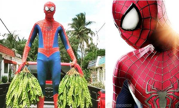 Pensiun dari Superhero kini Spiderman Jualan Petai