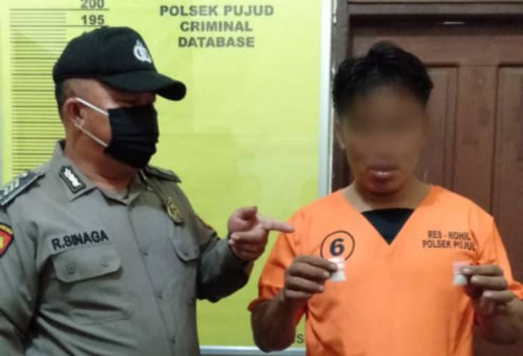 Polsek Pujud Kembali Ungkap Tersangka Sabu, Kali ini Udin Bantal Jadi Tersangka