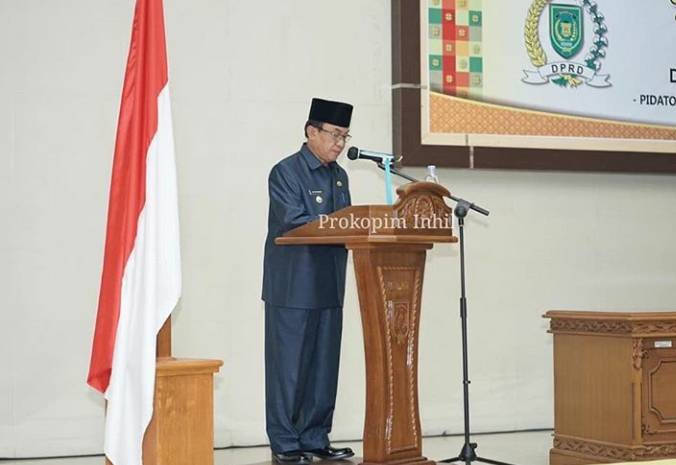 Bupati HM.Wardan Sampaikan Pidato Pengantar RAPBD Perubahan Tahun 2020